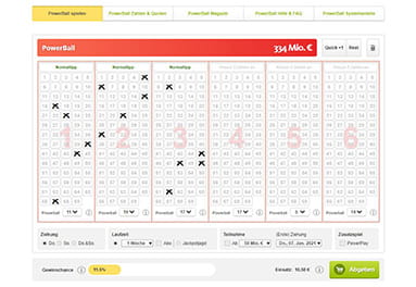 Mit PowerBall zum Multimillionär werden