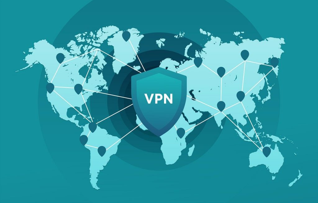 Eine Darstellung über die Möglichkeit mit einem VPN das globale Internet zu nutzen